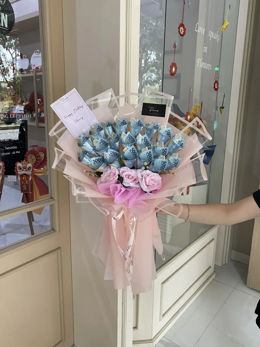 Rachel Money Bouquet | ARTIFICIAL FLOWER