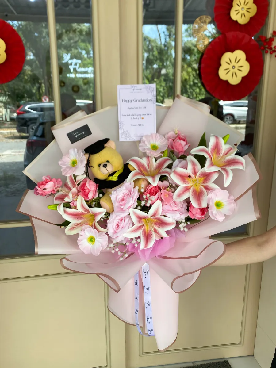 Graduation Lily Rose | Artificial Flowers