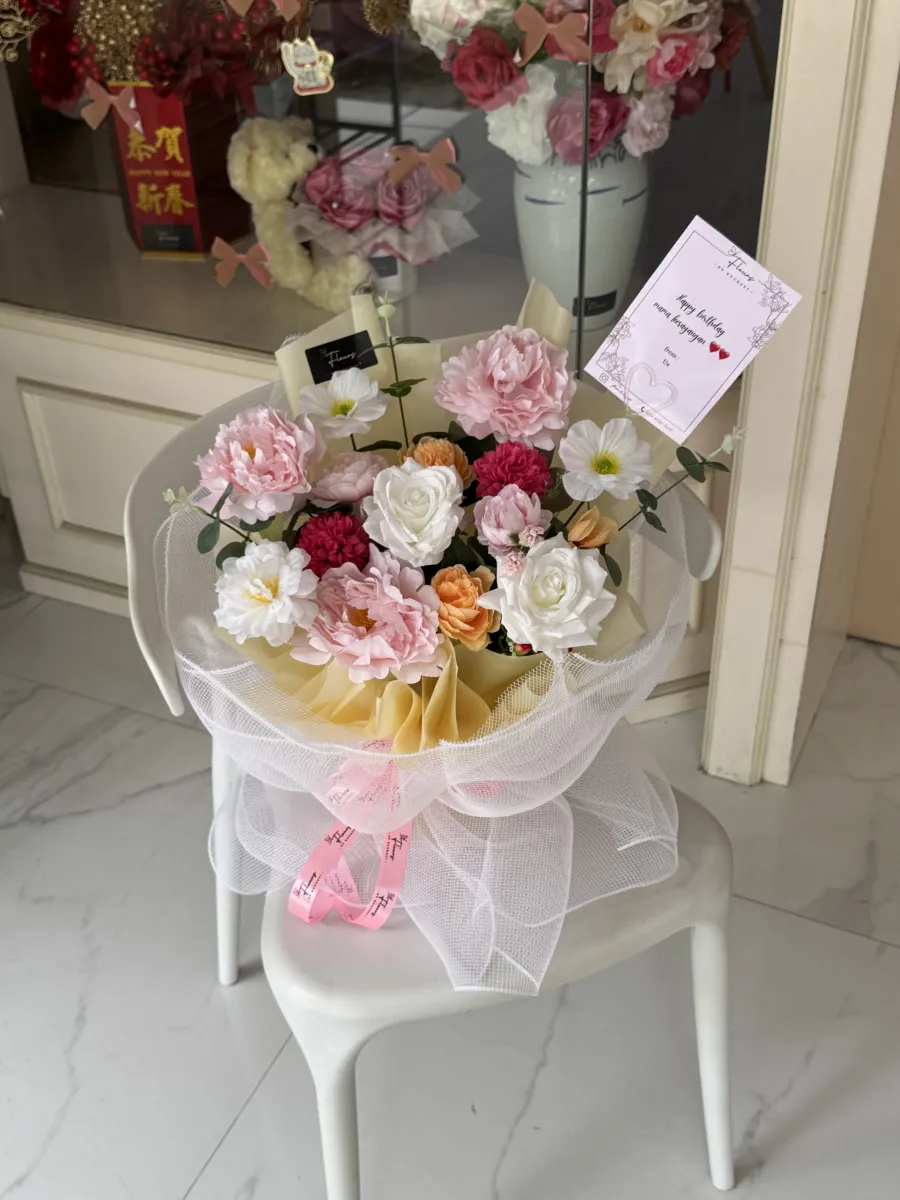 Serenity Bouquet (L) | Artificial Flowers