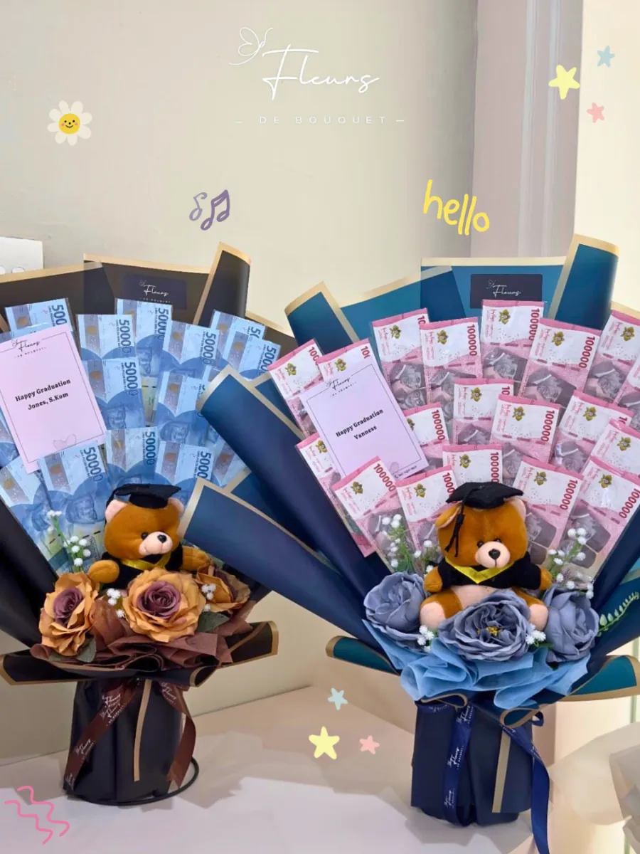 Graduation Rachel Money Bouquet | Artificial Flowers