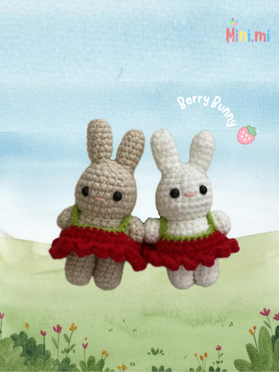 Berry Bunny | Crochet Doll